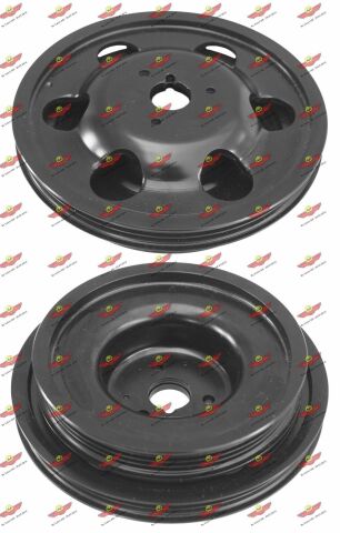 Шків, колінчатий вал