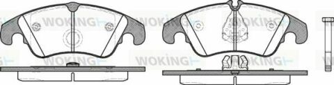 Тормозные колодки пер. Audi A4/A5/A6/A7/Q7 08- (Lucas)