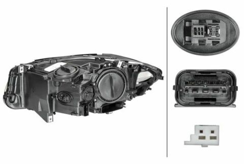 HELLA BMW Фара основна Bi-Xenon з мотором, без газорозр. лампи, без предвкл.