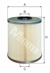 Фильтр топливный Combo 1.7 DI/CDTI 01/Astra G/H/ Vectra B/C (71x19.5x93)