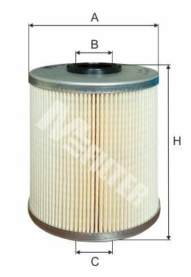 Фильтр топливный Combo 1.7 DI/CDTI 01/Astra G/H/ Vectra B/C (71x19.5x93)