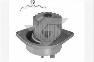 Насос охолоджувальної рідини, охолодження двигуна