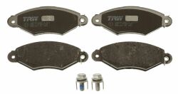 Тормозные колодки передние Renault Kangoo + Nissan Kubistar 97->08 Тормозные колодки передние Renault Kangoo + Nissan Kubistar 97->08