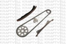 KRAFTVOLL FIAT К-кт цепи ГРМ ( цепь + 2 шт. направляющие + натяжитель+ 2 шестерни ) Doblo, Panda, Punto 1.3d 03-