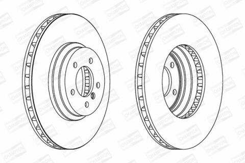 Диск тормозной передний 3 E90,X1 E84 04- BMW