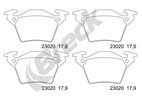 Тормозные колодки (задние) MB Vito (W638) CDI 98- (Bosch)