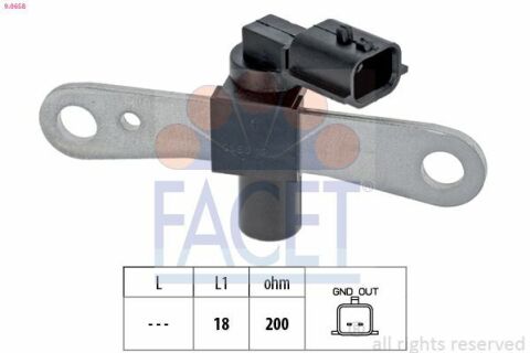 Датчик коленвала Renault MEGANE III/ Dacia LOGAN 1.6/1.6ALK/1.6LPG 06- Датчик коленвала Renault MEGANE III/ Dacia LOGAN 1.6/1.6ALK/1.6LPG 06-