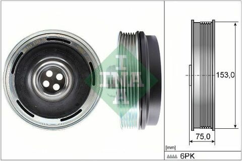 Шків колінвалу BMW X1 (F48)/X2 (F39) 14- B47/B48