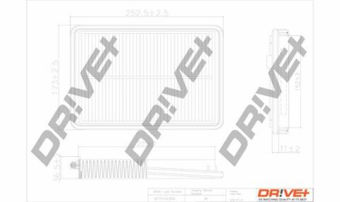 DP1110.10.0200 Drive+ - Фільтр повітря