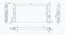 Радіатор охолодження Opel Combo, Corsa B, Chevrolet