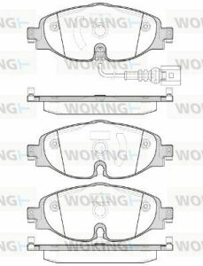 Тормозные колодки пер. VW Golf VII 12-/Octavia III 12- (TRW)