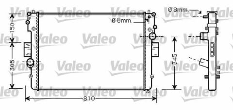 Радиатор охлаждения Iveco Daily III/IV 2.3/3.0D 02-11