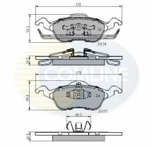Гальмівні колодки дискові Гальмівні колодки дискові
