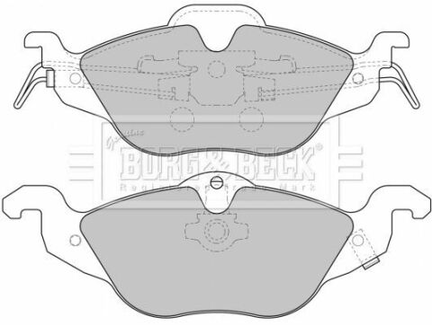 BBP1563 BORG & BECK - Тормозные колодки для дисков