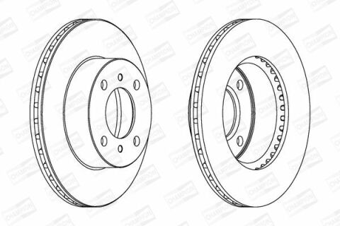 Диск гальмівний передній Carisma,Lancer V,VI,Colt MITSUBISHI