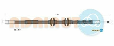 Тормозной шланг T5 передний VW