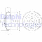 Гальмівний барабан Uno, Cinquecento FIAT