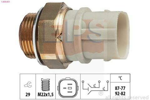 EPS VW Температурний датчик увімкнення вентилятора радіатора T4 1.8-2.5