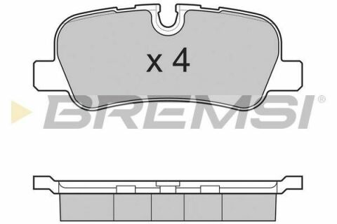 Тормозные колодки зад. Range Rover 02-13 (TRW)