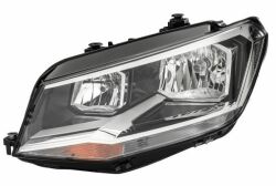 Фара основная галогенная с лампами, мотором, H7/H7 дневным светом левая Volkswagen Caddy IV 2015–
