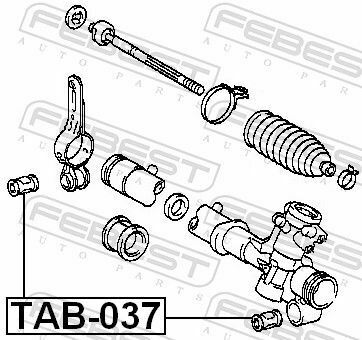 Сайлентблок рульової рейки RAV 4 00-05 Сайлентблок рульової рейки RAV 4 00-05