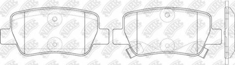 Комплект тормозных колодок, дисковый тормоз