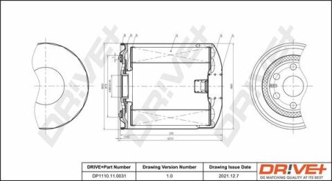 DP1110.11.0031 Drive+ - Фільтр оливи