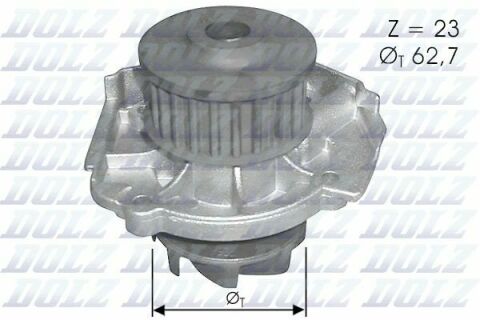 Помпа системи охолодження 1.4T-Jet 16V, 1.4Bifuel 16V, 1.4MPI 16V, 1.4MPI Turbo 16V, 1.4MultiAIR Turbo 16V, 1.2MPI 16V, 1.4MPI 12V Fiat Doblo 09-23, Fiat Doblo 00-09, Fiat Fiorino 07- , Fiat Grande Punto 05-10, Fiat Punto 12-18, Fiat Punto Evo 09-12, Fiat Punto 03-10, Fiat Punto 93-99, Fiat Qubo 08-19, Fiat 500 07-20, Fiat 500L 12-2 , Fiat 500X 15-, Fiat Idea 03-12, Fiat Panda 11-, Fia