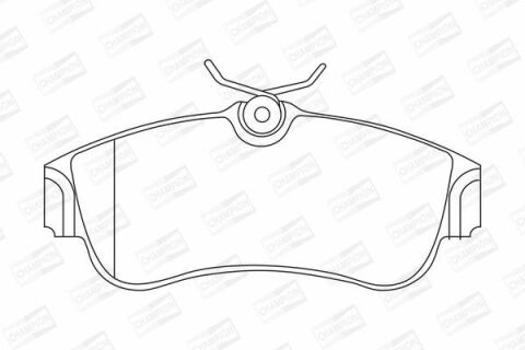 CHAMPION NISSAN Тормозные колодки перед.Almera 1.5/2.2 00-01,Primera 2.0 96-