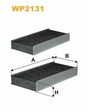 Фильтр салона BMW 2 (F44/F45/F46) 14-16/X1 (F48) 15-16/i3 (I01)/Mini Mini 13-16 (к-кт 2шт)(угольный)