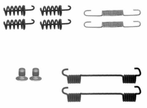 Комплект пружинок колодок ручника MB C-сlass 07-/CLK 02-10/E-class 09-/S-class 05-