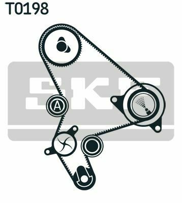 SKF К-кт. ГРМ (ремінь+2шт. ролика) Citroen Jumper 2.2 HDI 02- SKF К-кт. ГРМ (ремінь+2шт. ролика) Citroen Jumper 2.2 HDI 02-