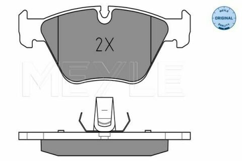 Колодки гальмівні (передні) BMW 3 (E46) 98-07/ X3 (E83)03-11 (Ate)