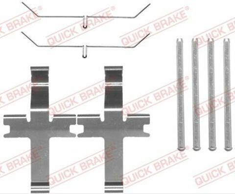 Планка супорта (переднього) прижимна (к-кт) Toyota Hilux VII 04- (SUMITOMO)