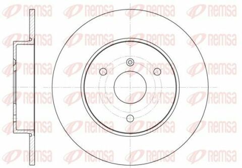 DB Гальмівний диск передній Smart Fortwo -07, City-Coupe -04, Roadster -05