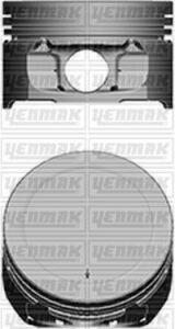 Поршень с кольцами і пальцем (размер отв. 78.5 / std) berlingo 1.6 (4цл.) (tu5jp4, nfu, nfx euro 3)