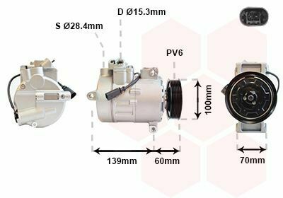 Компресор кондиціонера VW T5 2.0 TDI 09-15