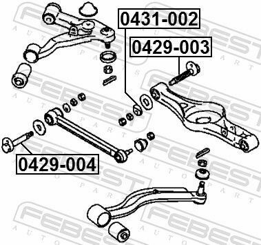 Болт с эксцентриком Mitsubishi L300 86-13