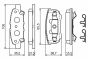 Колодки тормозные (задние) Mitsubishi Outlander/Lancer 1.3-2.4 01- (Akebono), фото 13 - интернет-магазин Auto-Mechanic