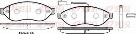 CITROEN Торм.колодки передн.Jumper,Fiat Ducato,Peugeot 06-