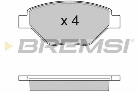 Гальмівні колодки пер. Megane II 02- (Bosch)