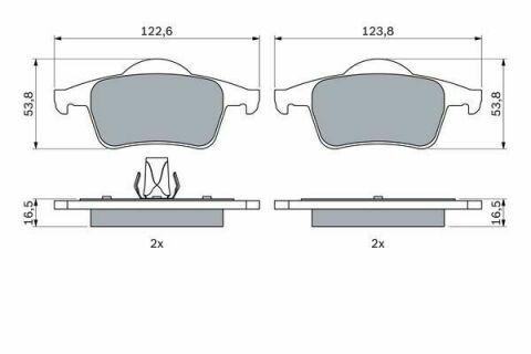 Колодки тормозные (задние) Volvo S60/S70/S80/V70 96-10 (Ate)