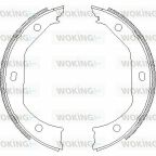 Колодки ручного гальма BMW 3(E46,E90-92) 00-13/5(E39) 95-04/X1(E84) 09-15 (ATE)
