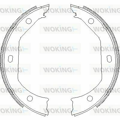 Колодки ручного гальма BMW 3(E46,E90-92) 00-13/5(E39) 95-04/X1(E84) 09-15 (ATE)