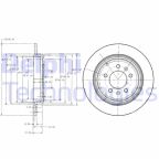 Диск гальмівний задній 605 290X10 PEUGEOT