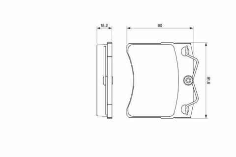 Колодки гальмівні (передні) VW T4 1.9-2.5D 90-95 R15