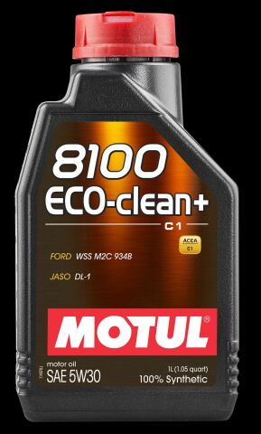 Моторное масло MOTUL ECO-clean+ 8100 5W-30, 1 литр
