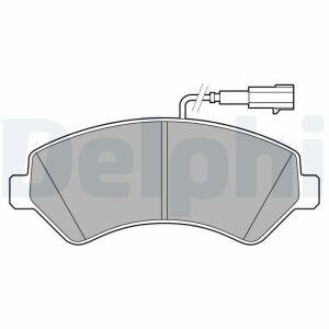 Комплект гальмівних колодок передній Ducato,Jumper 06- FIAT