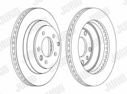 Диск тормозной задні (330*28) audi q7,touareg,porsche cayenne 02-