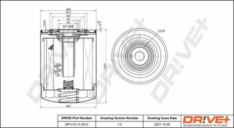 DP1110.11.0013 Drive+ - Фільтр оливи